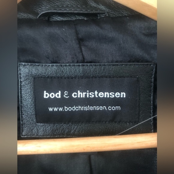 BOD & CHRISTENSEN leather jacket, black - Picture 2 of 8